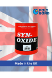 Polybond Syn Oxide Synthetic Anti Corrosive Paint on UK flag background.