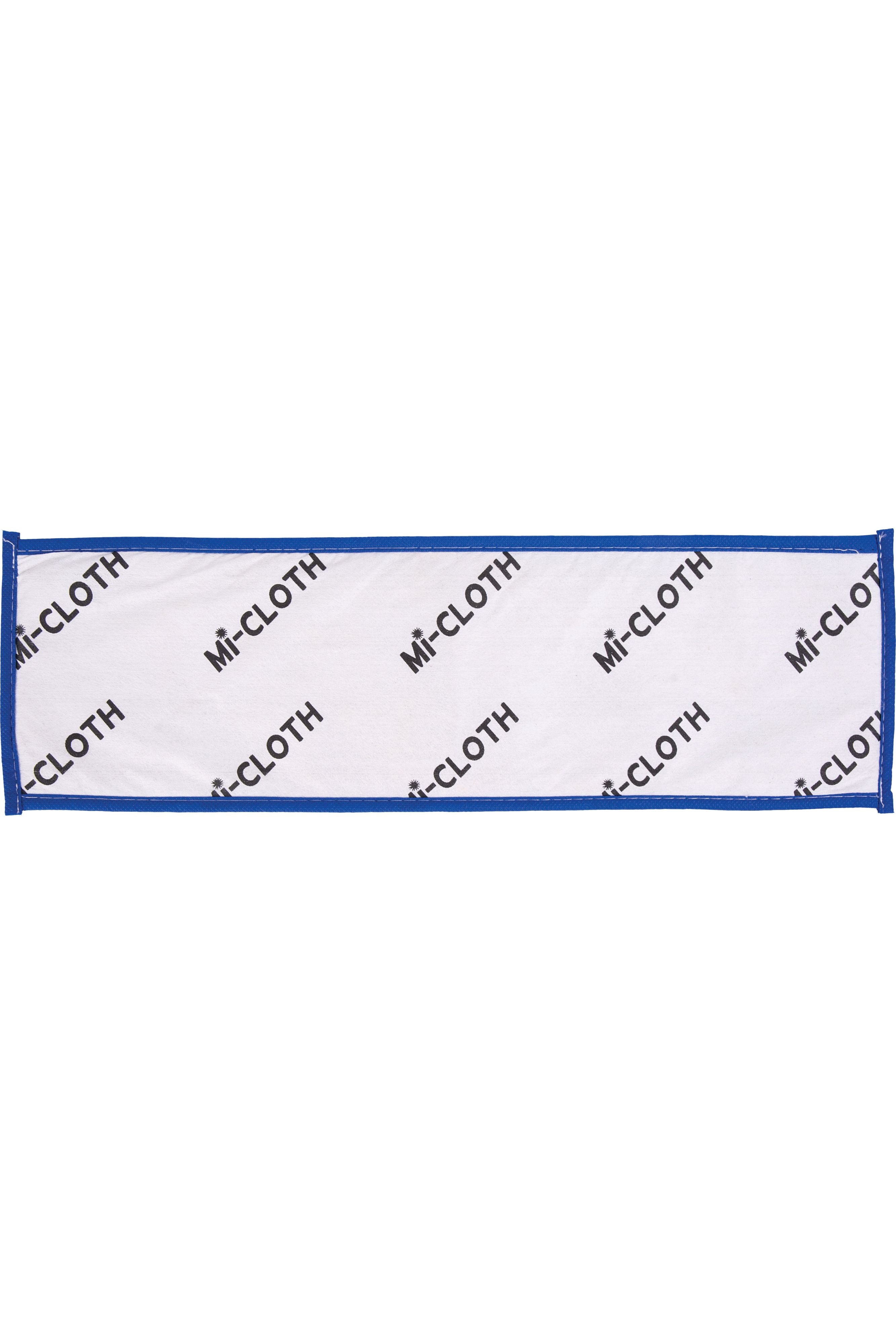 Colour coded disposable microfibre flat mop pack of 50, lightweight and low lint, certified for germ removal.