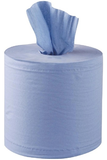 Centre feed blue roll 2 ply 150 meter pack of 6, ideal for kitchen use.